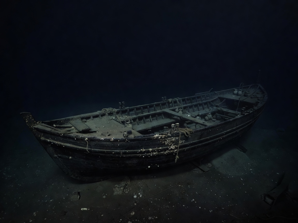 2,400 year old Greek merchant ship preserved intact in anoxic Black Sea waters