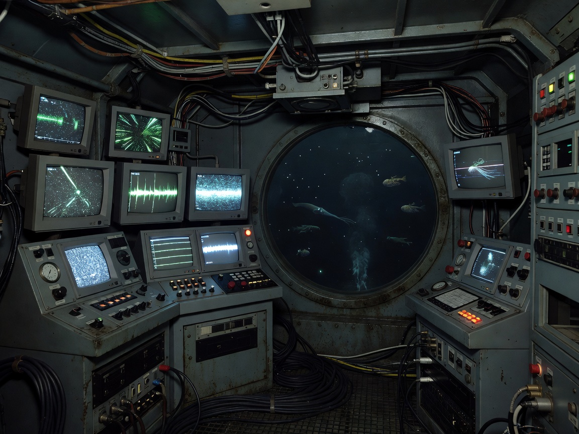 Carnivalsortspark Subsea Research Control Room and Sonar Operations